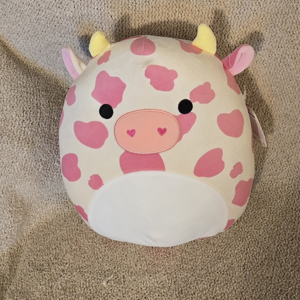 *LIMITED EDITION* ORIGINAL SQUISHMALLOWS Evangelica Valentine's Day Pink Cow - Picture 5 of 6